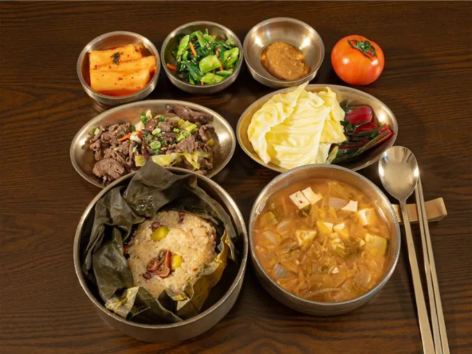 메디람한방병원 환자식 일반식 한 상 차림